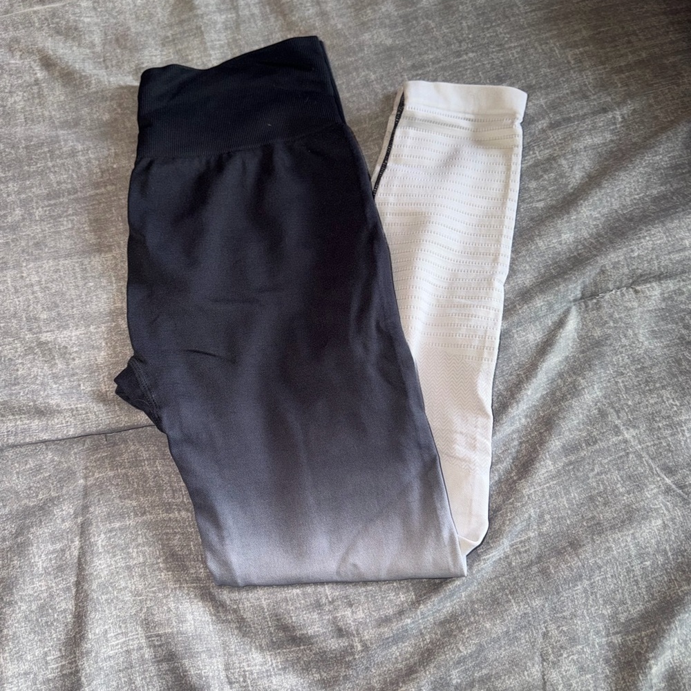 ZYIA Black and Gray Kids Leggings